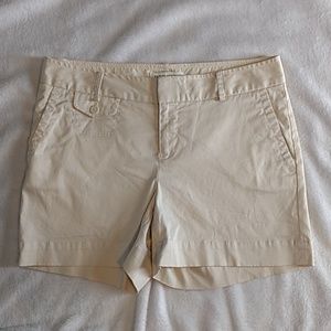BOGO Banana Republic Martin Fit cream shorts